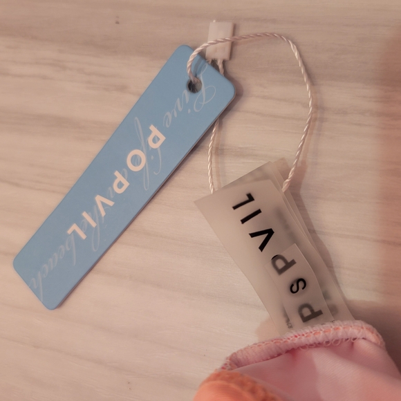 Popvil Colorblock Patchwork Vibrant Pink and Purple One-Piece Swimsuit - Picture 6 of 7